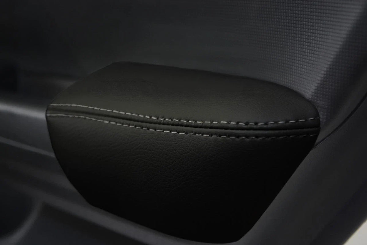 Rear Door Armrest Vinyl Cover for Honda Civic Sedan (2012–2015) Gray Stitch