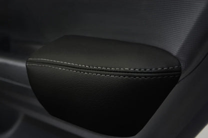 Rear Door Armrest Vinyl Cover for Honda Civic Sedan (2012–2015) Gray Stitch