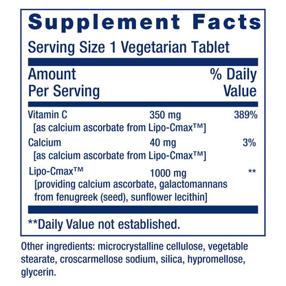 Vitamin C 24-Hour 60 Count for Life Extension