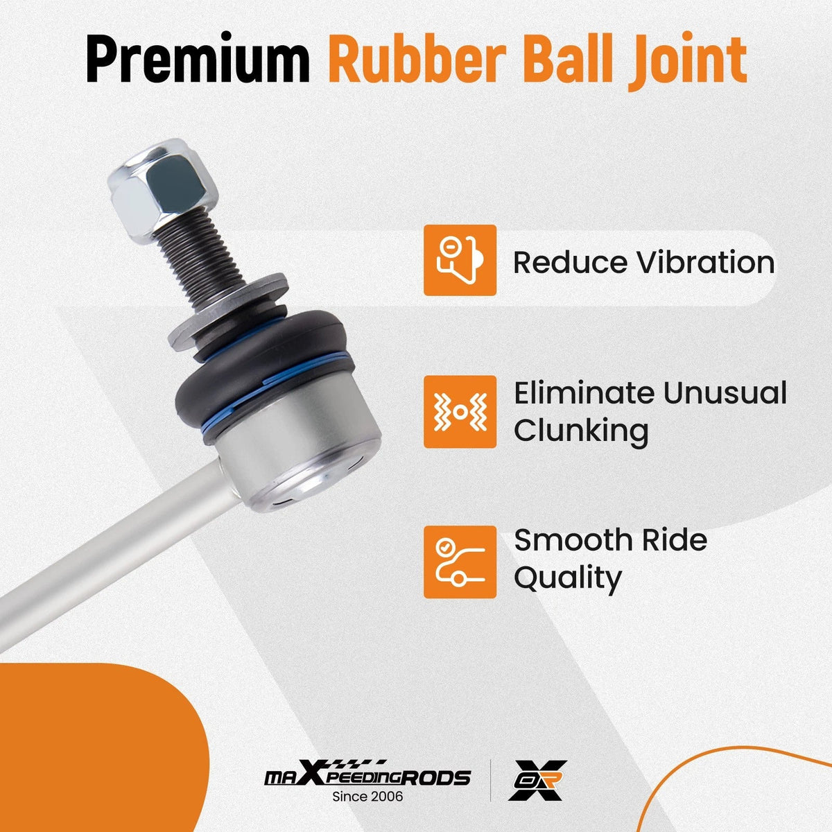 Front Sway Bar End Links for Toyota FJ Cruiser (2007–2014) & 4Runner (2003–2022)