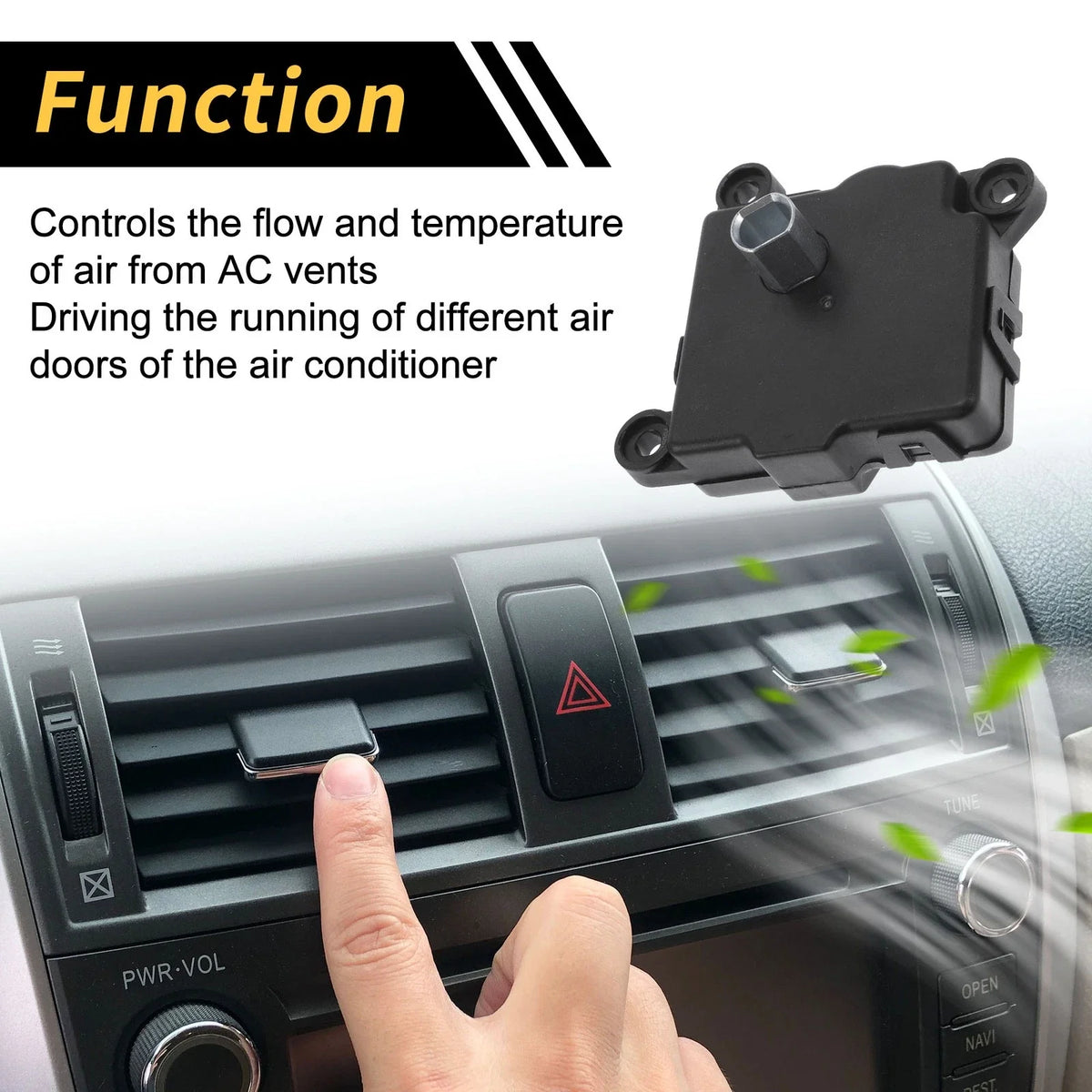 HVAC Air Door Actuator Heater Blend for Dodge Ram 1500 (1999–2001) No.604018