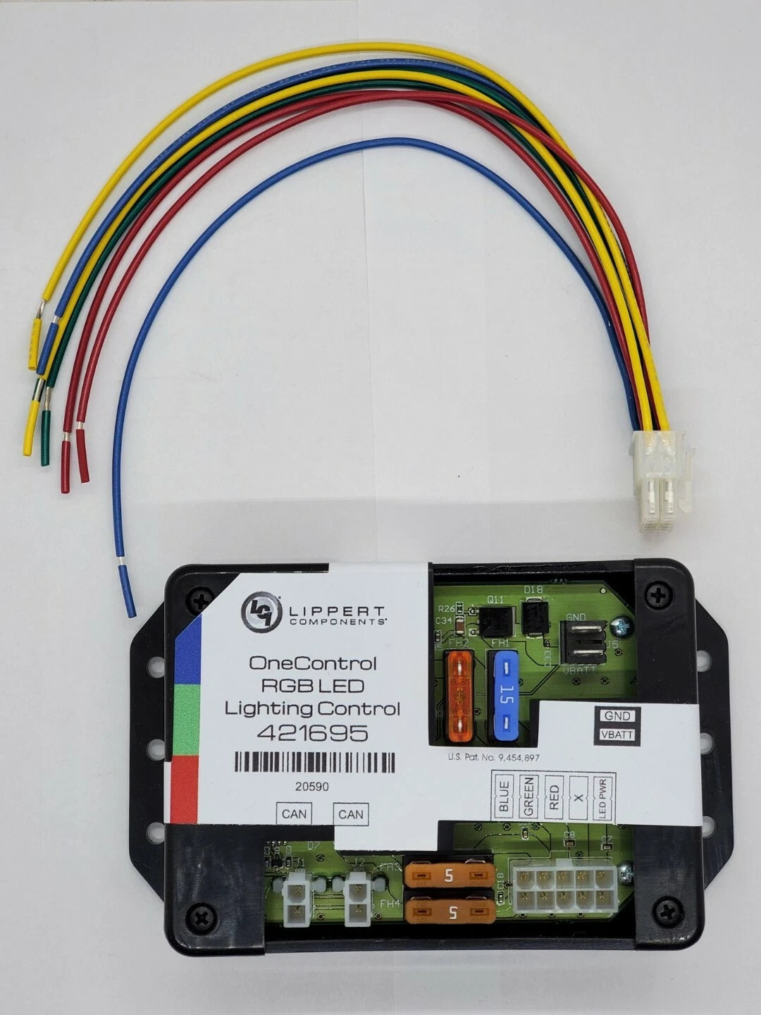 2X Lippert 421695 OneControl RGB LED Lighting Control with Wiring Harness