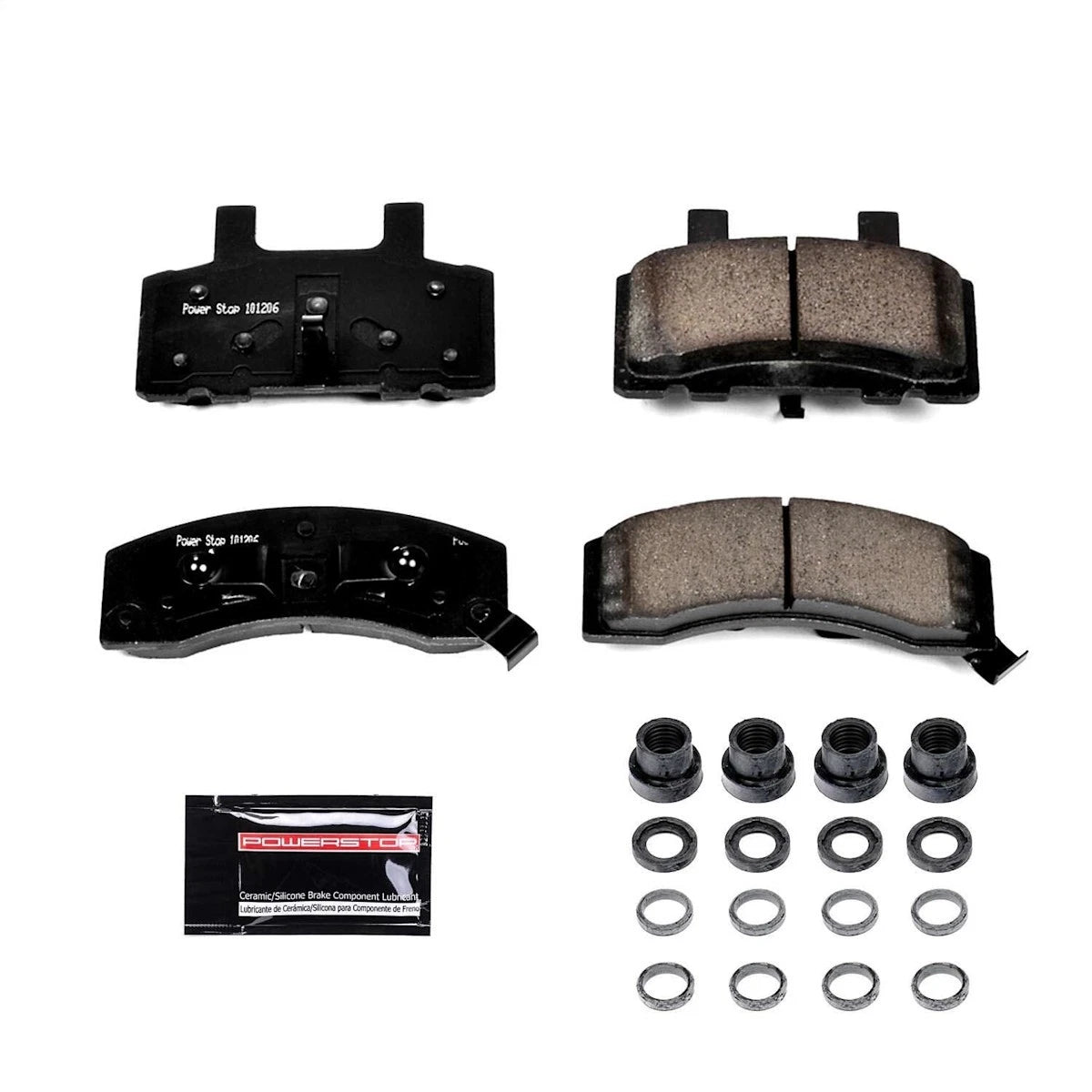 2X Powerstop Z23-370 Brake Pad Set Front for Chevy GMC K3500 (1988–1992)