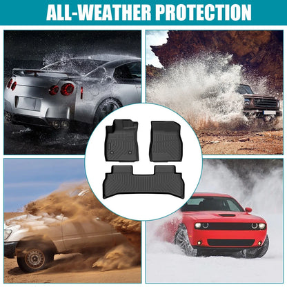 Set of 3 All Weather Floor Mats for Chevrolet Trailblazer (2021–2025)