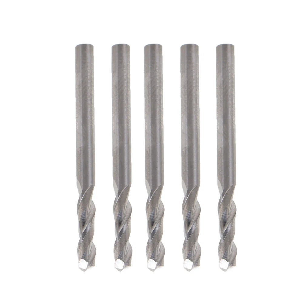 5 Pack 1/8" Diameter 2 Flute End Mill for Various Applications