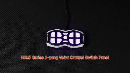 8 Gang Switch Panel for Voice Control (12/24V) - NOV A500-SP2-8YX