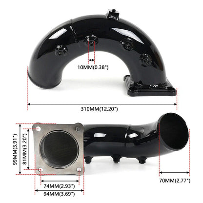 3" Air Intake Elbow Tube for Dodge Ram 1998.5–2002 5.9L Diesel