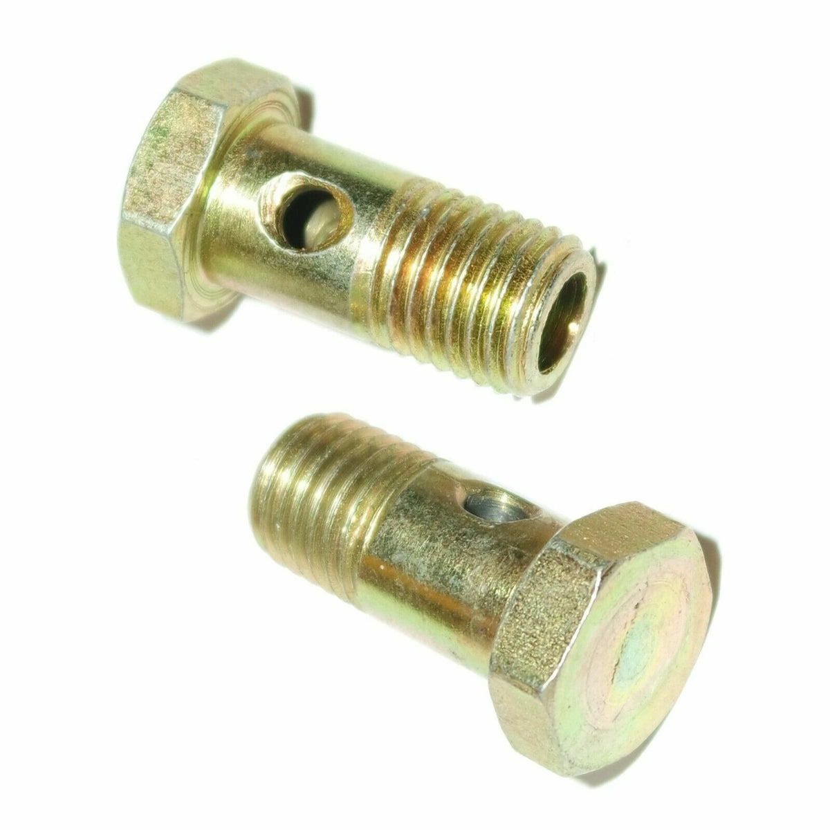 Set of 2 Banjo Bolt 18mm Long Steel for Ford Tractor