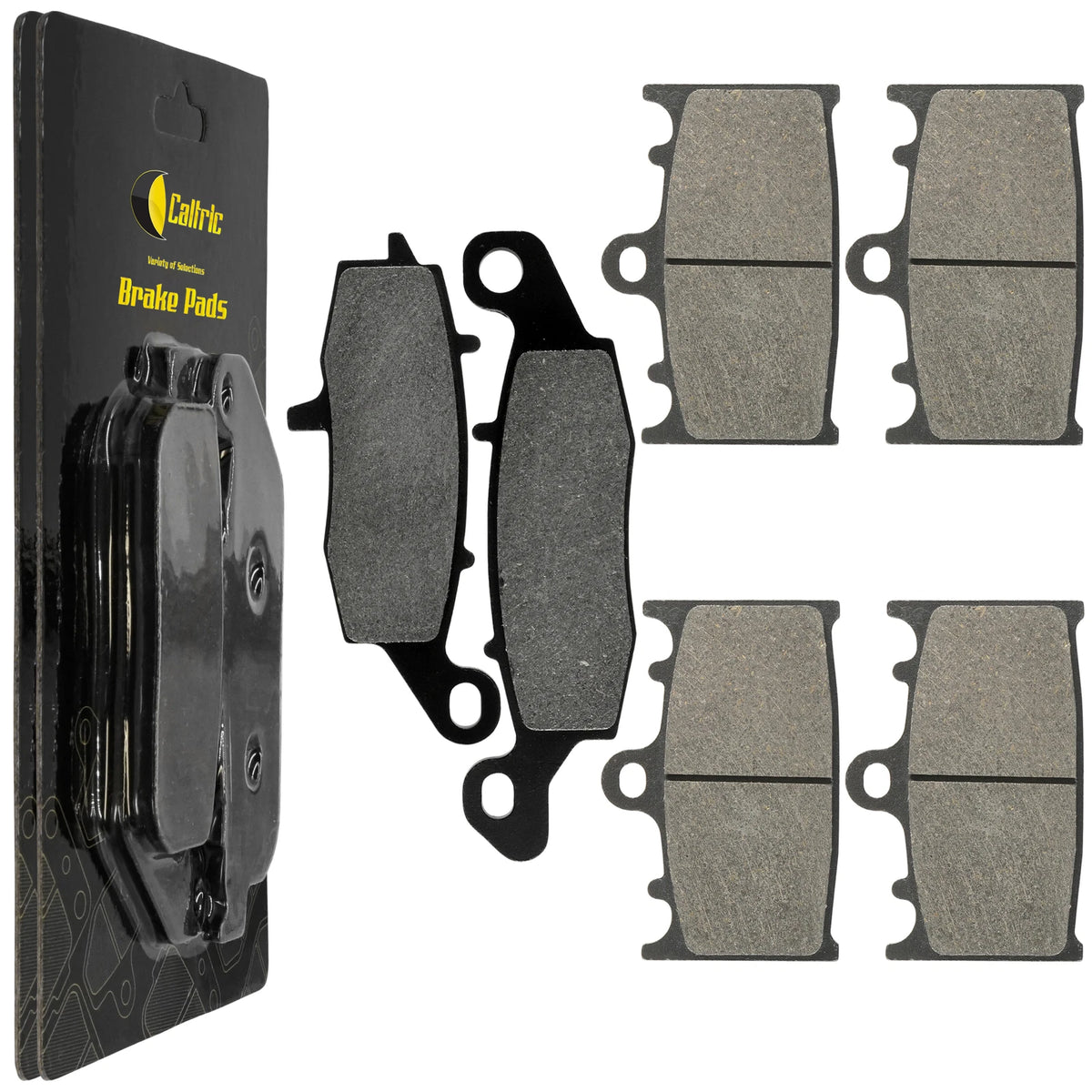 Set of 2 Front & Rear Brake Pads for Kawasaki Vulcan 2000 VN2000 (2007–2009) HU7524MP145LR