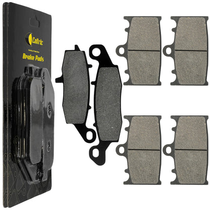 Set of 2 Front & Rear Brake Pads for Kawasaki Vulcan 2000 VN2000 (2007–2009) HU7524MP145LR