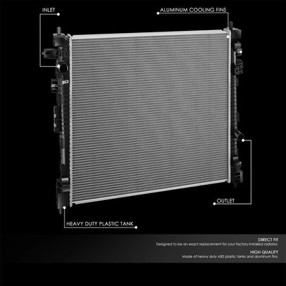 Aluminum Core Radiator for Chevrolet Traverse 2.0L (2018–2019) DPI13759