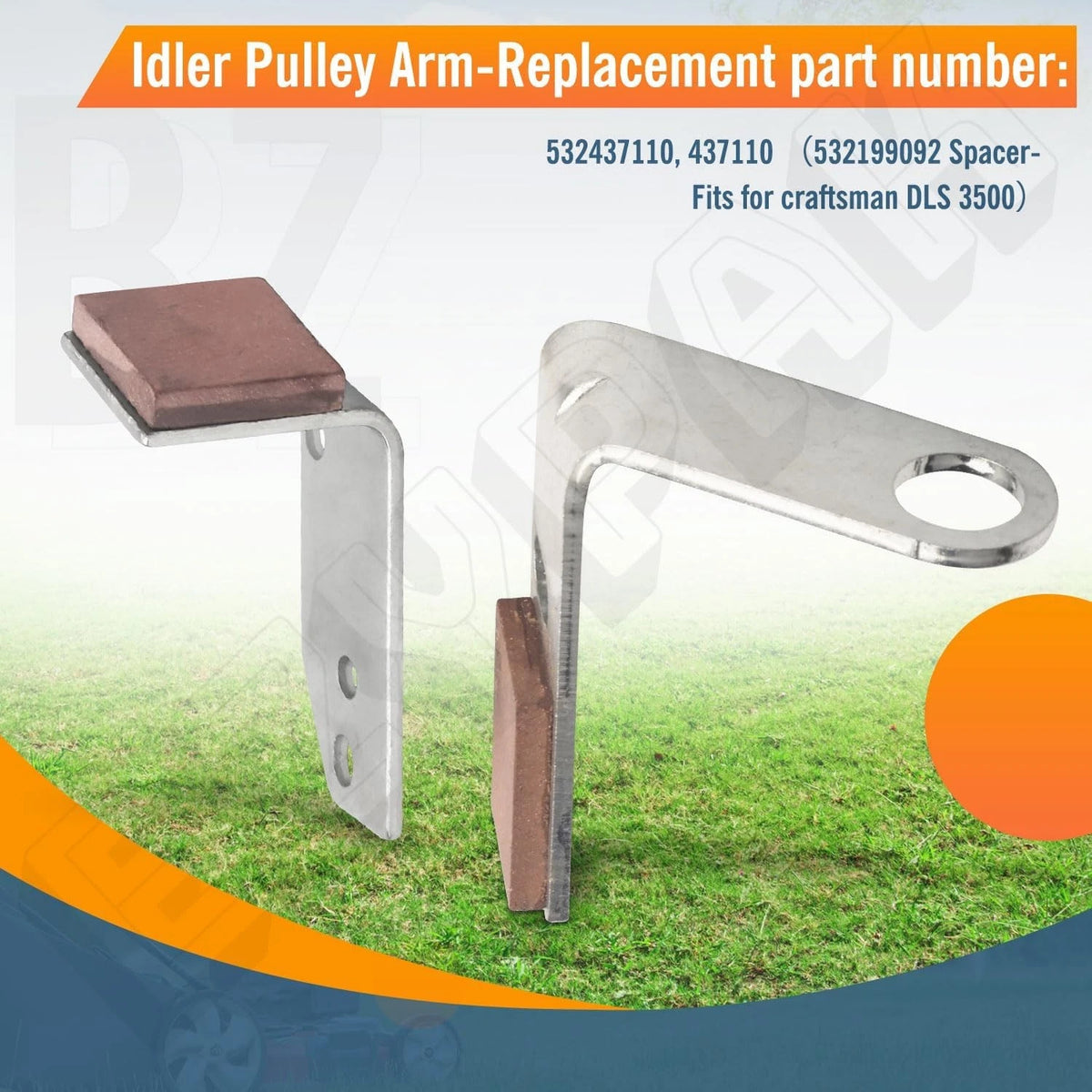 Idler Pulley & Brake Arm Kit for Craftsman Tractors (W)