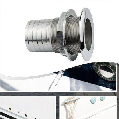 316 SS Thru-Hull Marine Water Outlet Fitting for Yacht Plumbing
