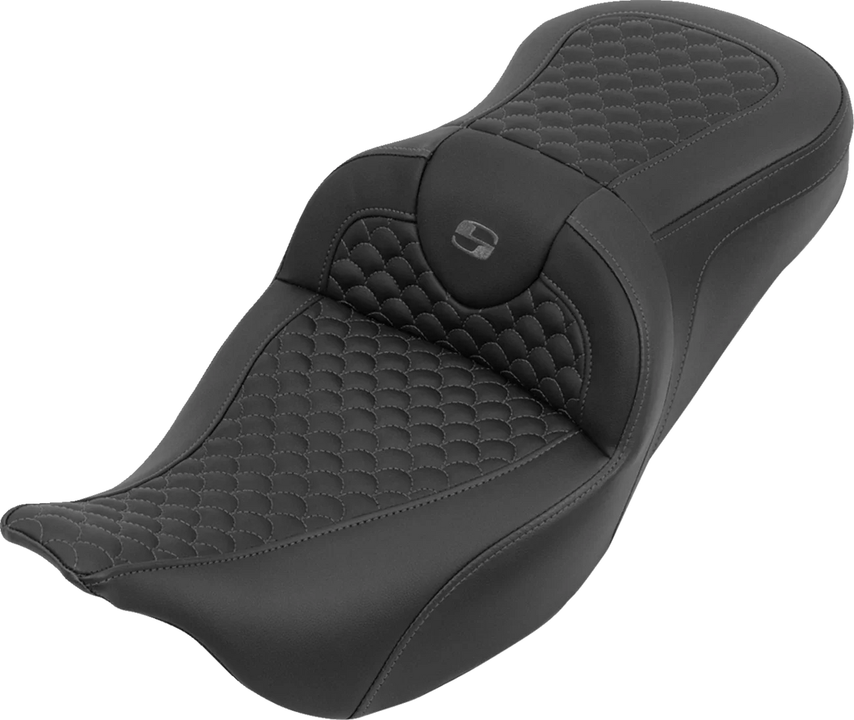 SADDLEMEN Roadsofa Seat for Harley Davidson (2014–2023) - Dragon Stitch