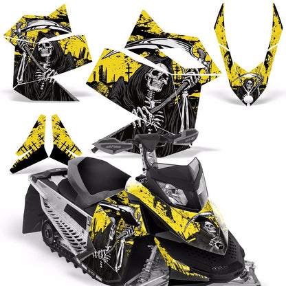 Snowmobile Graphics Kit for Ski Doo Rev XP (2008–2012)