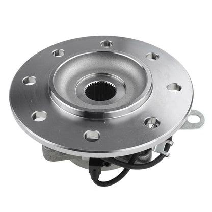2X Front Wheel Hub & Bearing Assembly for Chevrolet K1500 GMC K1500 (WA515048, 515048, 29515048)