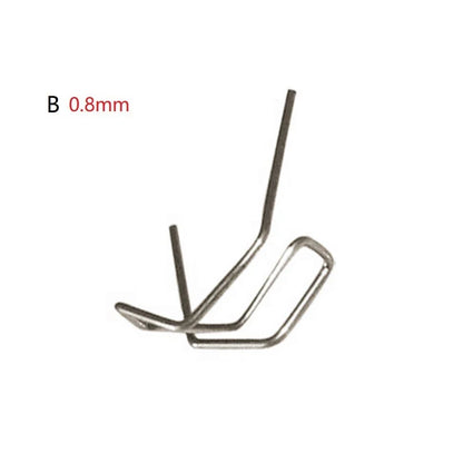 100pcs Stainless Steel Hot Staples for Car Bumper Repair (06/08mm)
