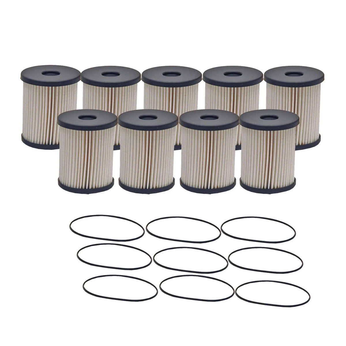 Set of 9 Engine Oil Filters for Dodge Ford Hino Peterbilt Thomas L6