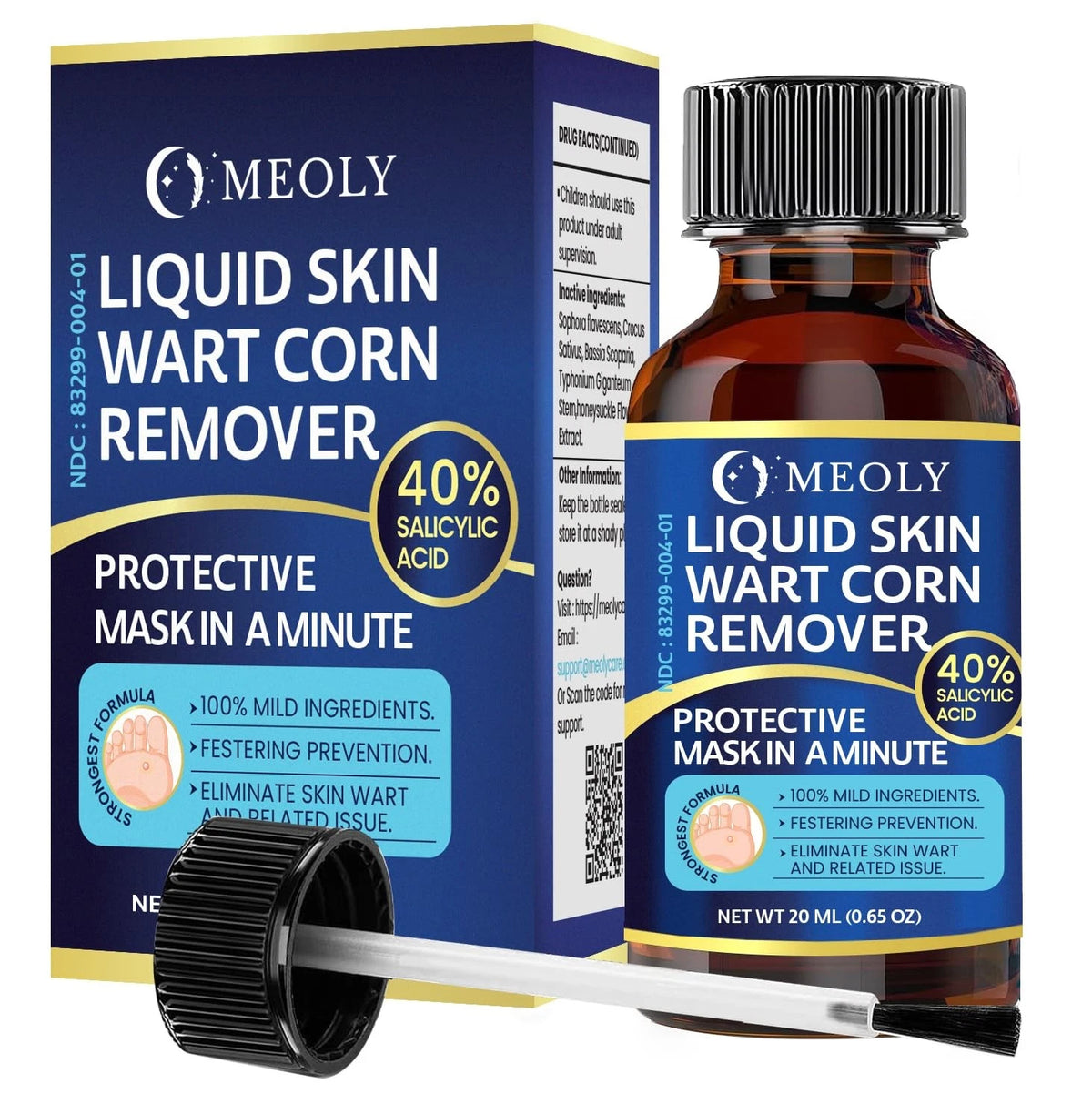 Fast-Acting Wart Remover 40% Salicylic Acid (0.96 oz)