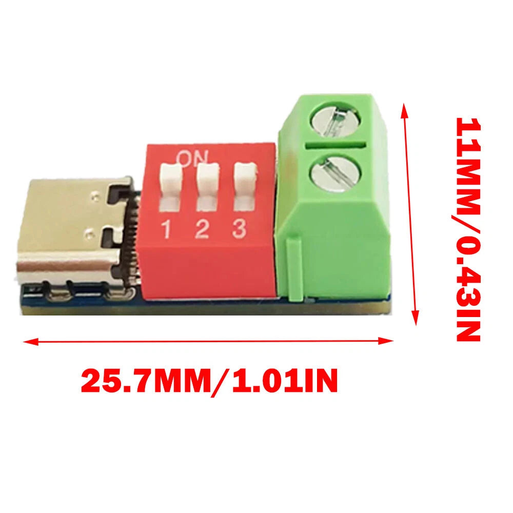 10x USB-C PD Trigger Board Module Fast Charge Type-C