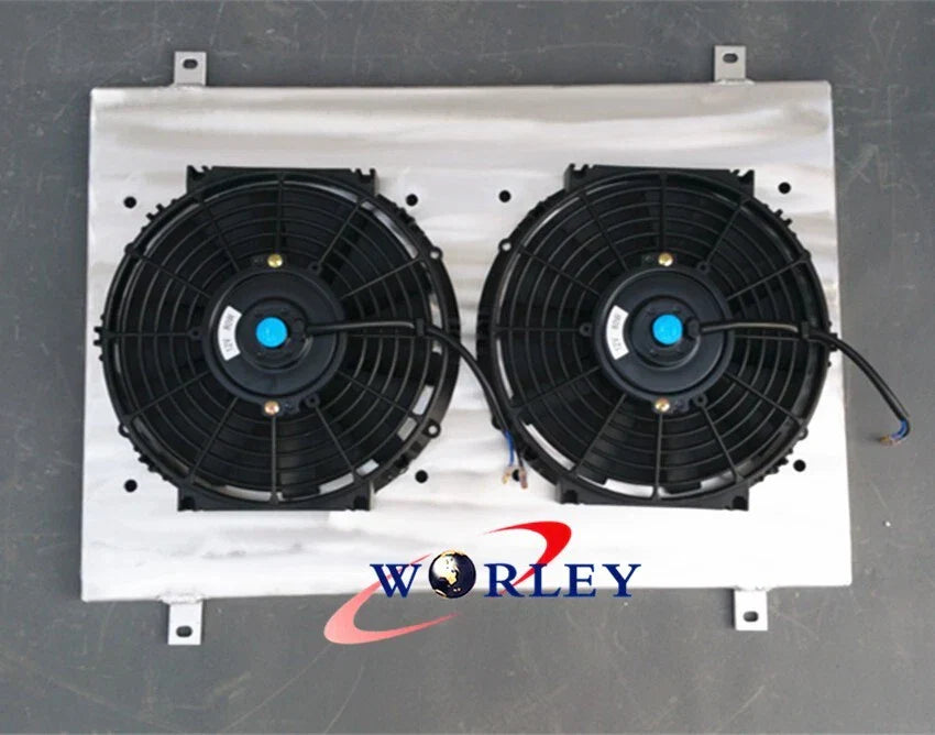 Aluminum Shroud & Fans for Ford Falcon XC XD XE XF V8 & 6 Cylinder (1972-1996)