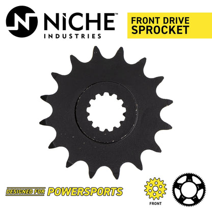 Sprocket Kit 16T Front & 46T Rear for Yamaha FZ6 (MK1003018, 5VX-25446-01-00, 5VX-17460-00-00)