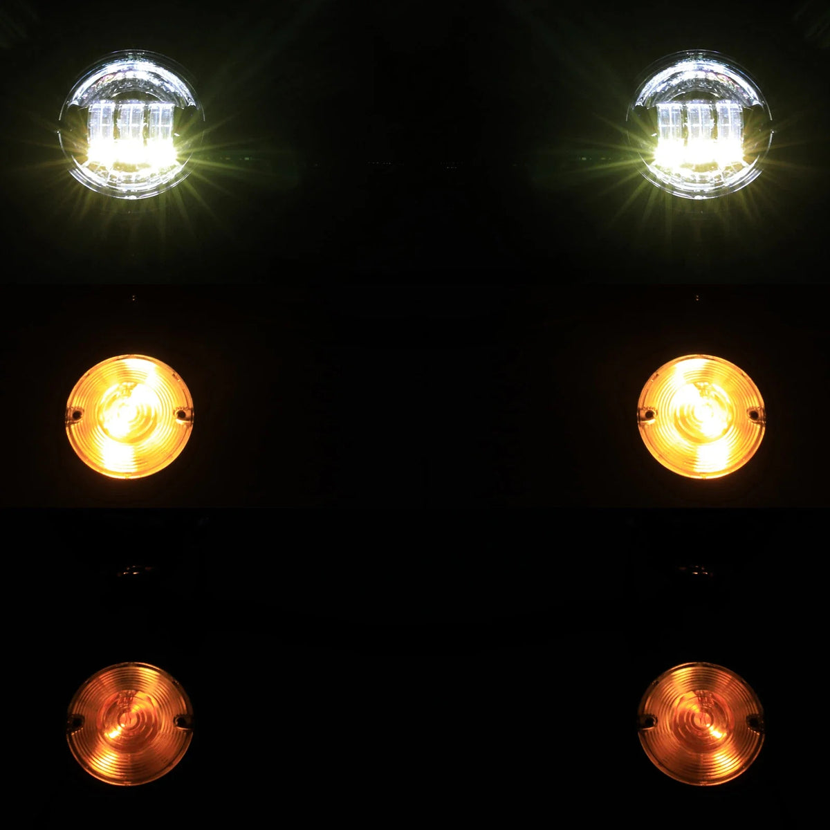 4.5" LED Spot Passing Lights for Harley Touring (2014–2024)