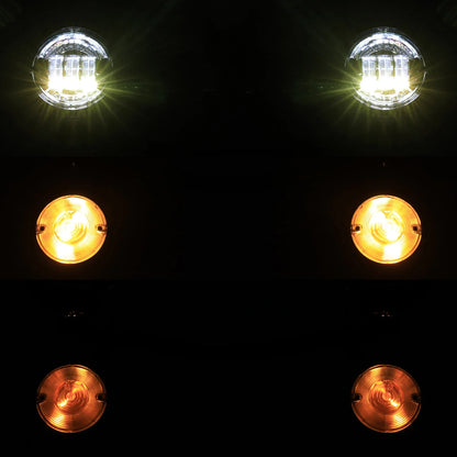 4.5" LED Spot Passing Lights for Harley Touring (2014–2024)