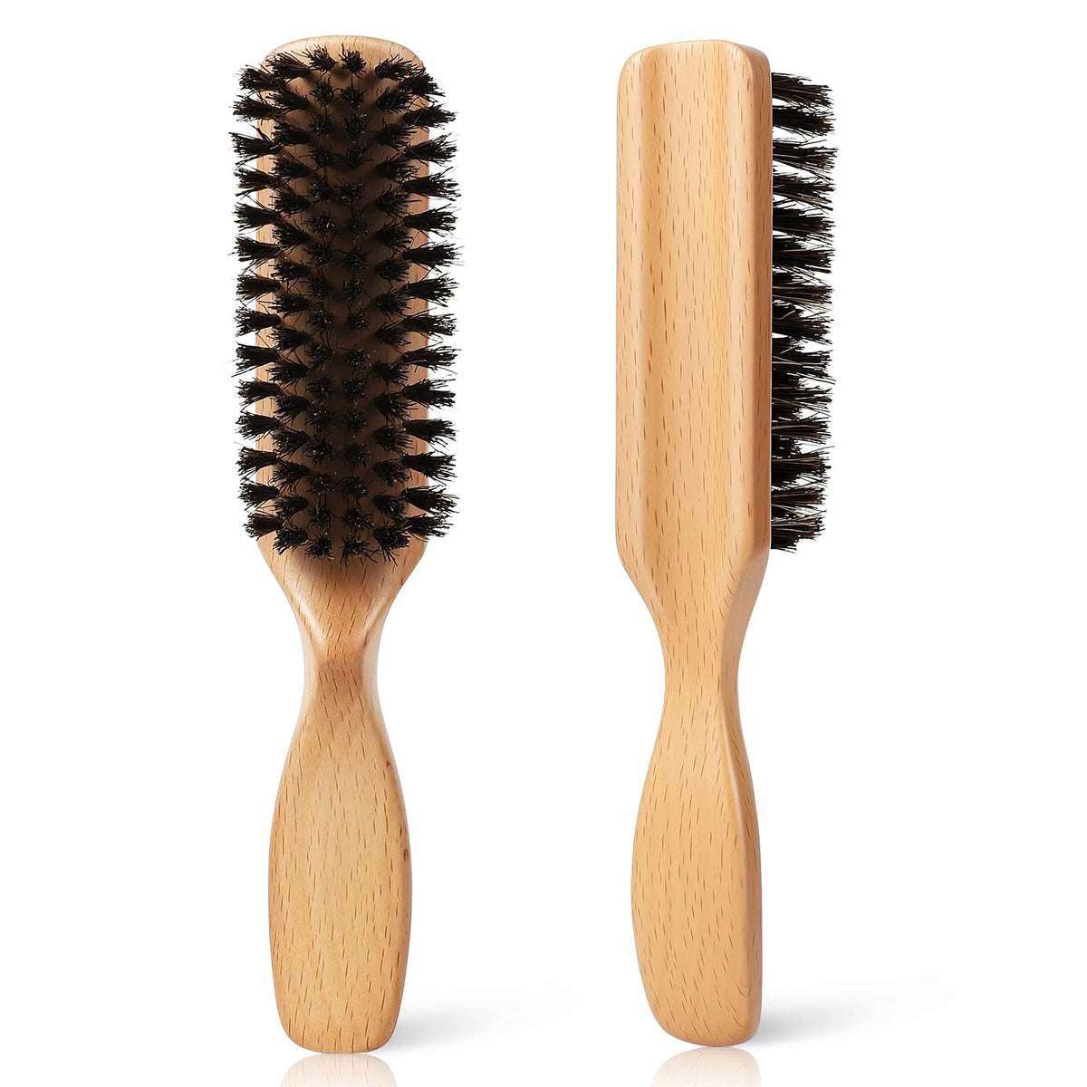 Boar Bristle Hair Brush for Men - Slick Back Style (2010–2023)