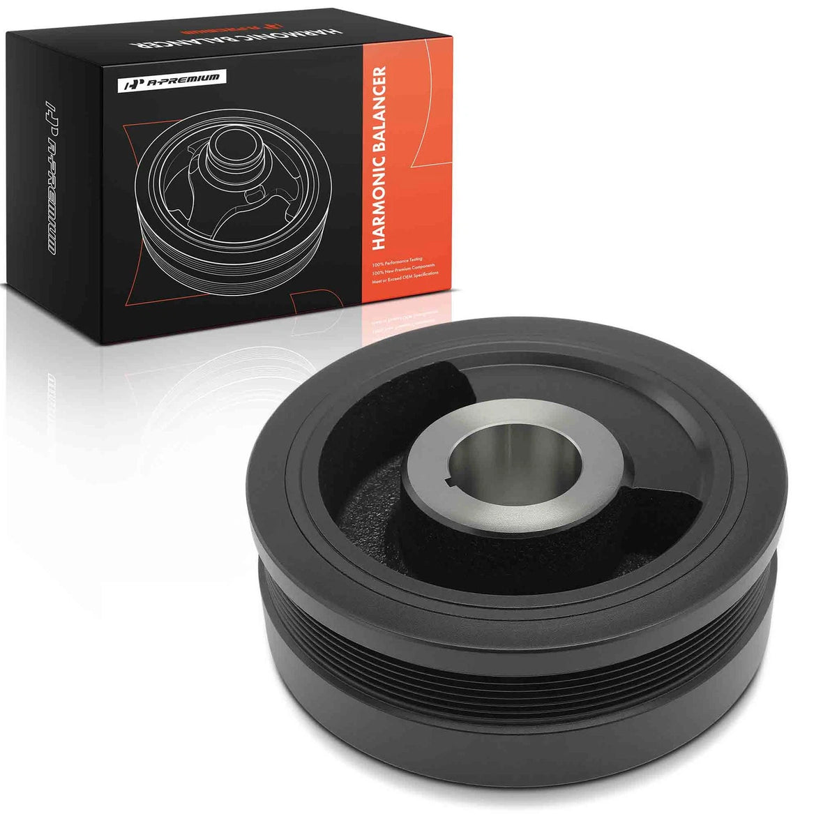 Engine Harmonic Balancer for Chevy Silverado 3500 GMC Sierra 2500 HD (97225896, 97328573, 97780412, 594-419)