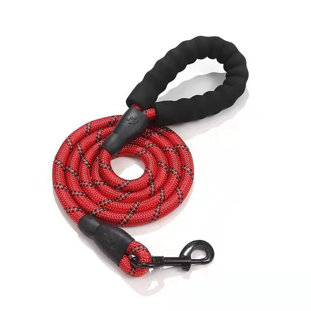 10FT Heavy Duty Reflective Nylon Dog Leash for Large Pets