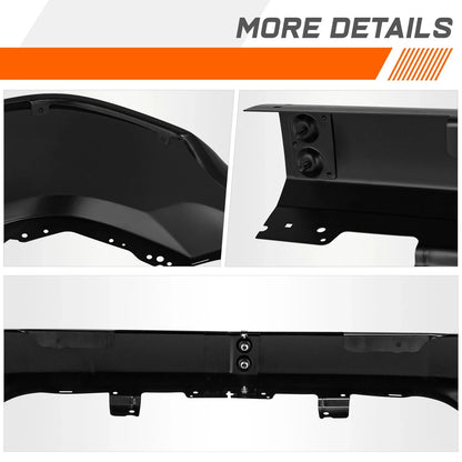 Front Bumper Face Bar for Silverado (2016–2019) w/o Parking Sensor & Fog Light Holes