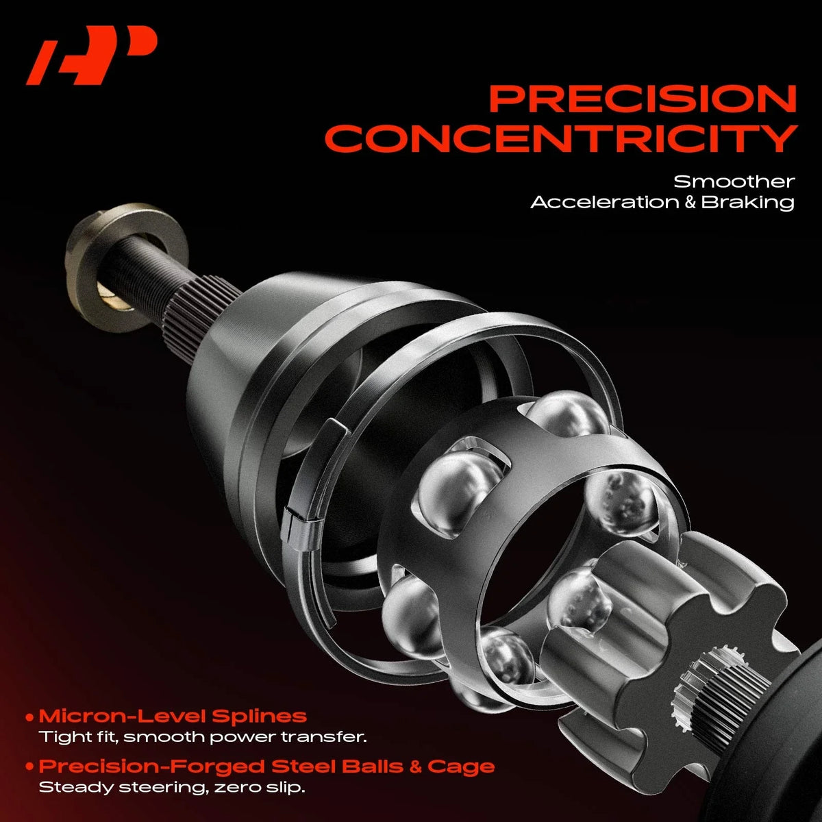 2X Rear CV Axle Assembly for Honda Pioneer 700/700-4 (2015–2021)
