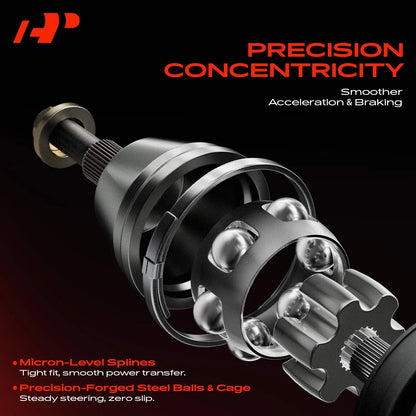 2X Rear CV Axle Assembly for Honda Pioneer 700/700-4 (2015–2021)