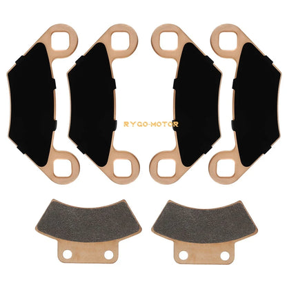 Sintered Front & Rear Brake Pads for Polaris Trail Blazer 250, Trail Boss 250, 350L