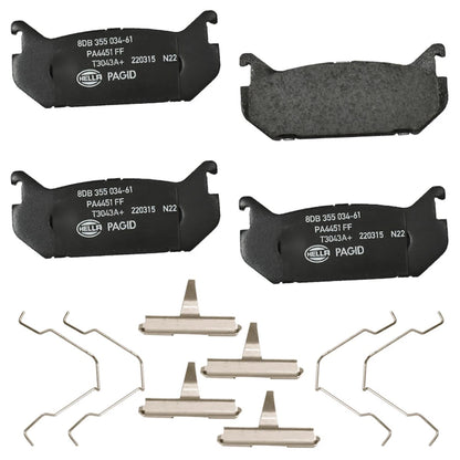 Set of 4 Brake Pad Sets for Mazda 626 MX-6 (1993–2002) SET-H57355046381-B