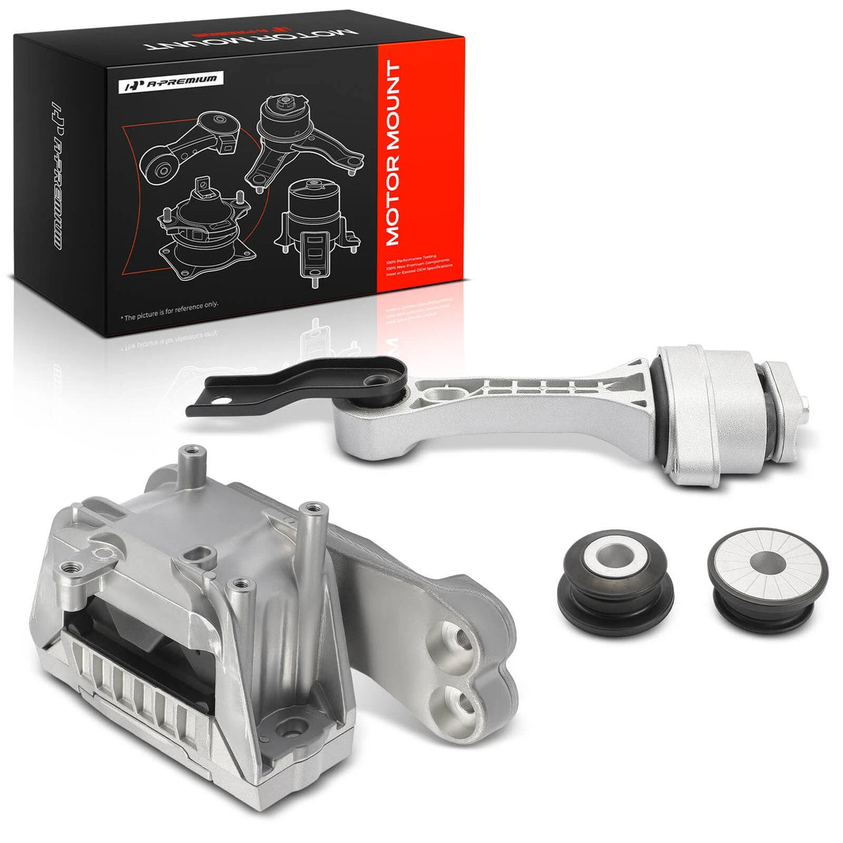 Set of 4 Engine Mounts for VW Beetle (2006–2010) 1J0199429, 1J0199851AA, 1J0199851AB