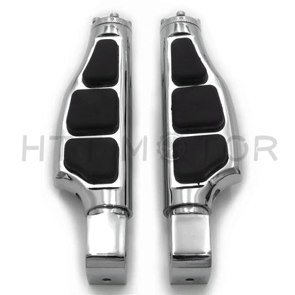 Chrome Flat Wing Footpegs for Yamaha YZF-R6 R6S 600R (1999–2016)