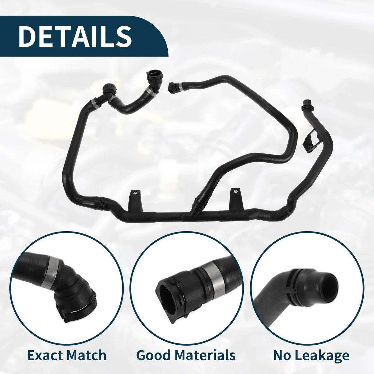 4-Way Water Hose Assembly for BMW 318i (2007–2012) No. 17127548221