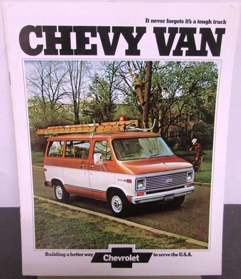 Chevrolet Chevy Van Truck Sales Brochure for 1974