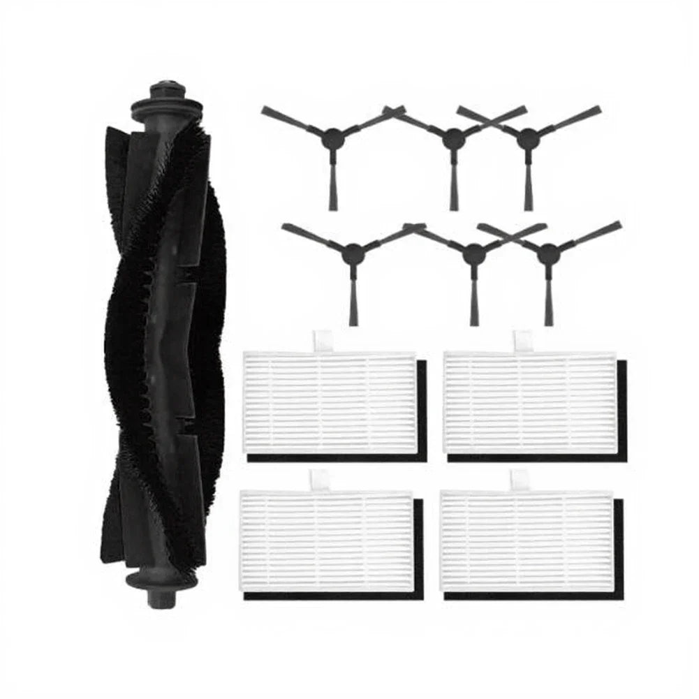 V Shape Main Brush, Side Brushes & HEPA Filters for Monsga MS1 MAX (2020–2023)