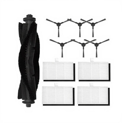 V Shape Main Brush, Side Brushes & HEPA Filters for Monsga MS1 MAX (2020–2023)
