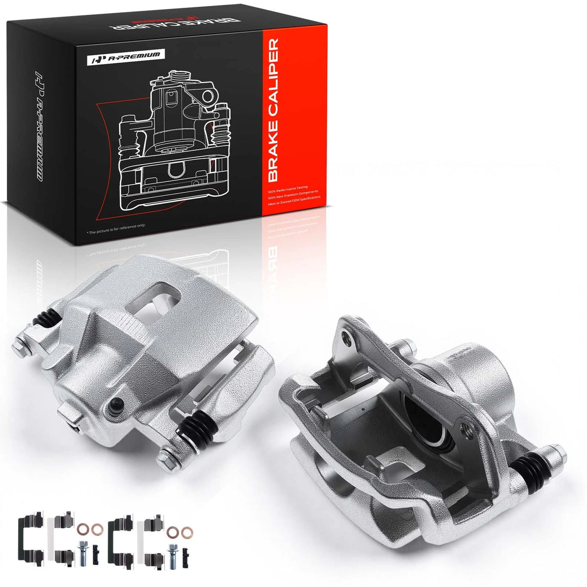 A-Premium Pair Front Brake Calipers for Chevy Cobalt (2005–2010) 22687786, 22687791, 22687787, 22687792, 18-B4881, 18B4881
