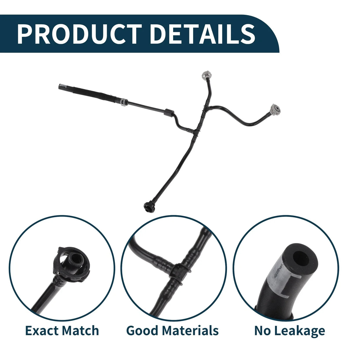 Radiator Hose for Audi A4 S4 Quattro (2008–2015) No. 8K0121081BK