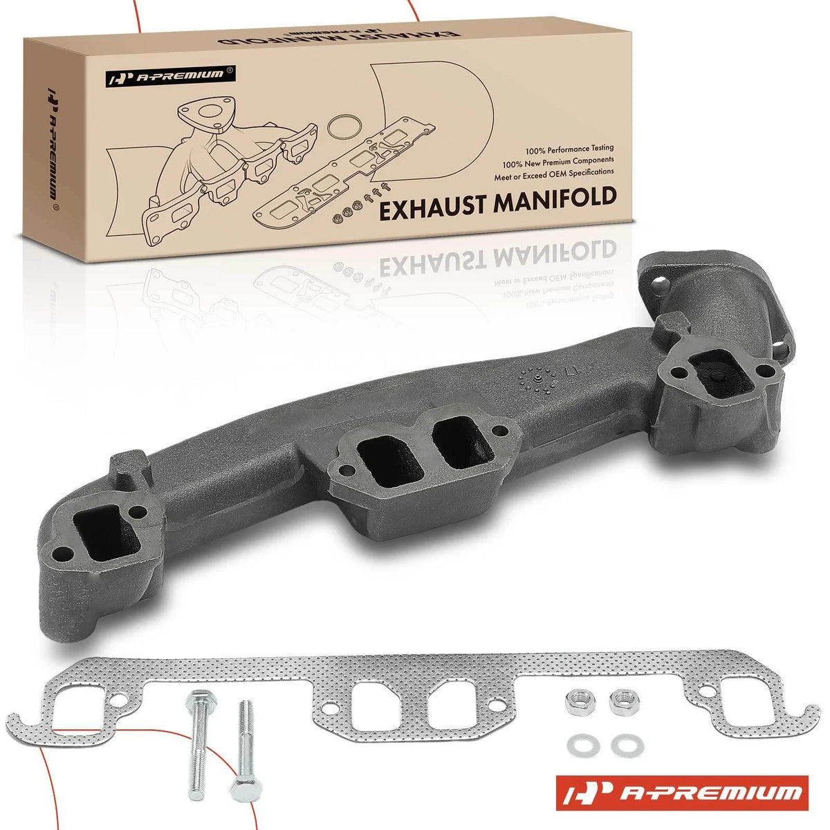 Exhaust Manifold with Gasket for Dodge Ram 1500, Dakota (1994–2003)
