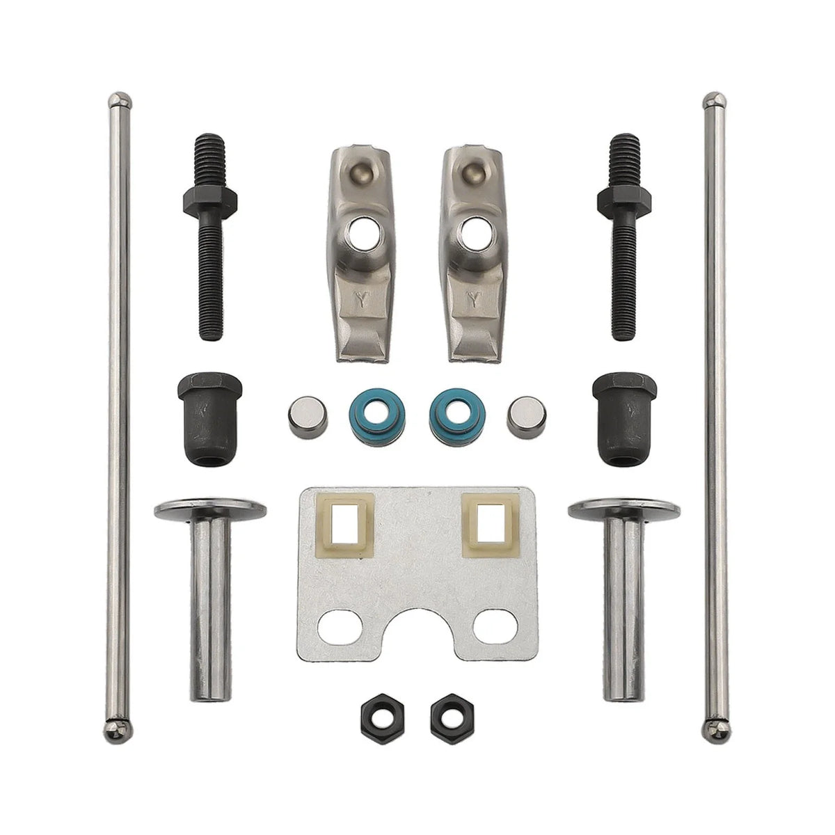 Valve Push Rod Guide Plate & Rocker Arms for Lawn Mower (Set)