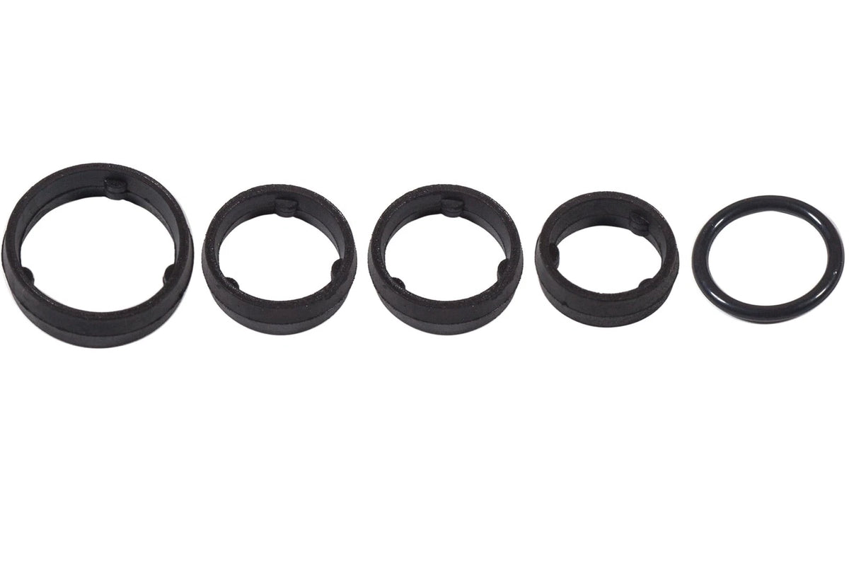 Set of 5 Engine Oil Filter Housing O Ring Seal Kit for