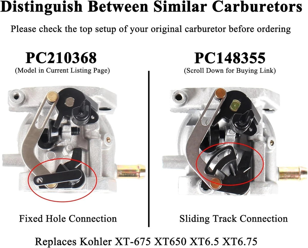 XT675 Carburetor for Toro 22” Recycler Mowers (Compatible with Kohler Engines)