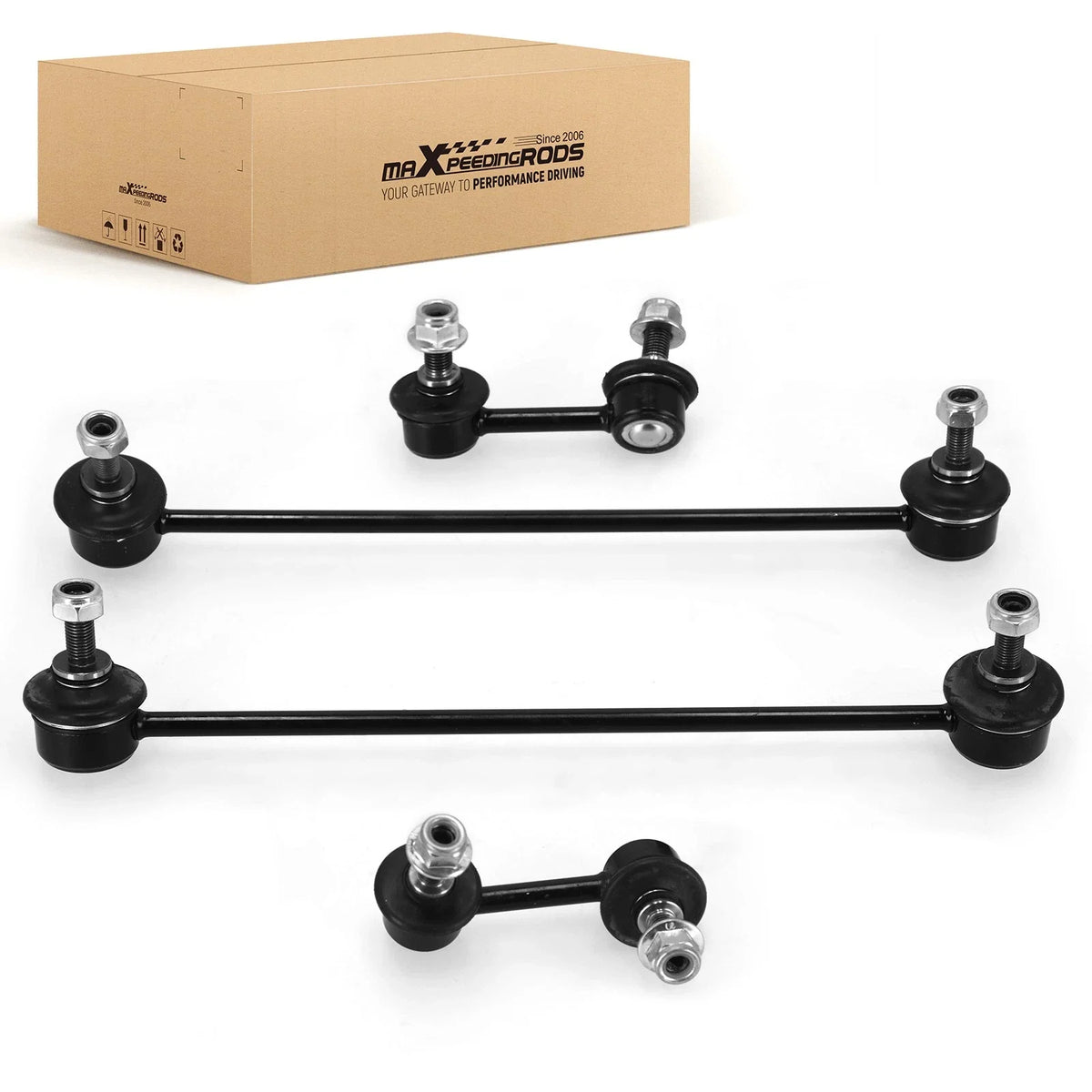4pc Sway Bar End Links Kit for Honda Civic Acura ILX (2012–2021) K750604 K750125