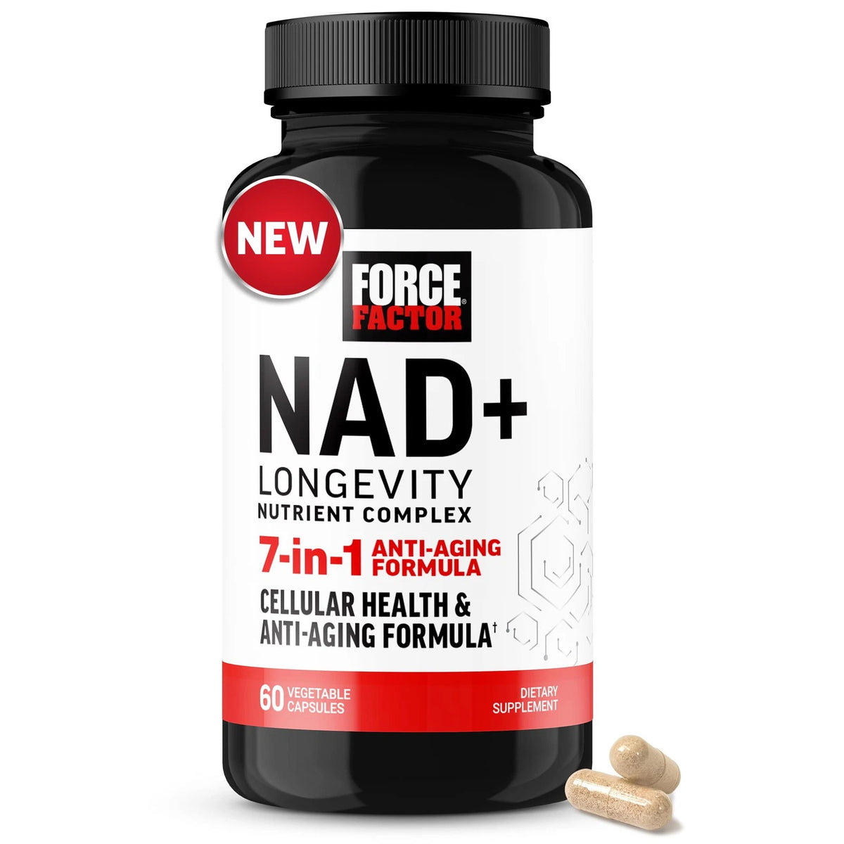 NAD+ Supplement for Enhanced Energy and Recovery (60 Count)